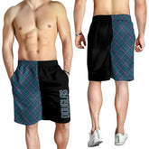 Douglas Modern Tartan Crest Men's Short - Cross Style